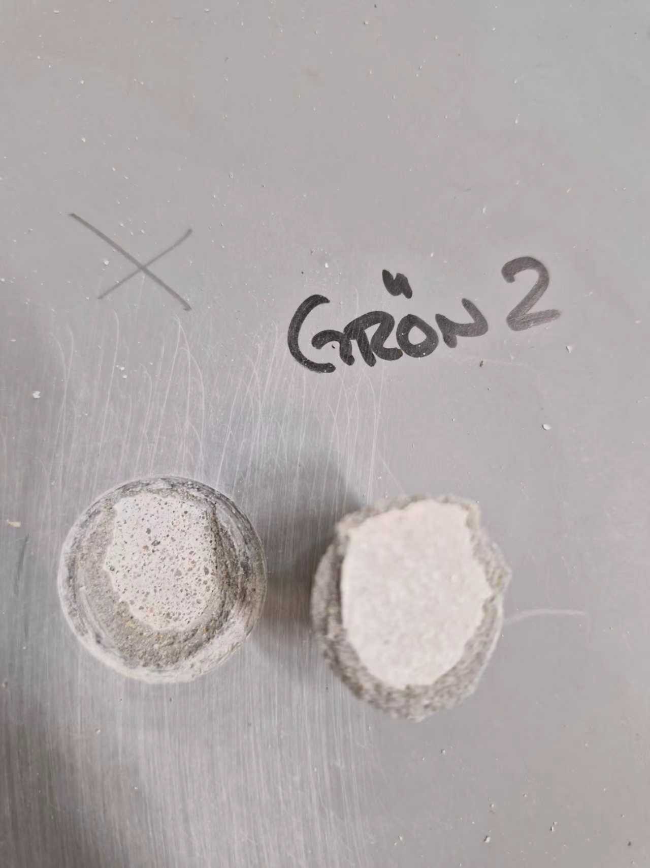 Dolly-test Grön 2 – 5,63 MPa, brott 100% i betongen